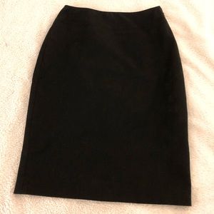 Black pencil skirt